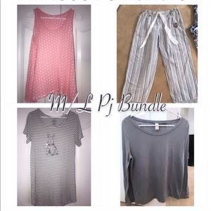 4 Piece PJ Bundle M/L